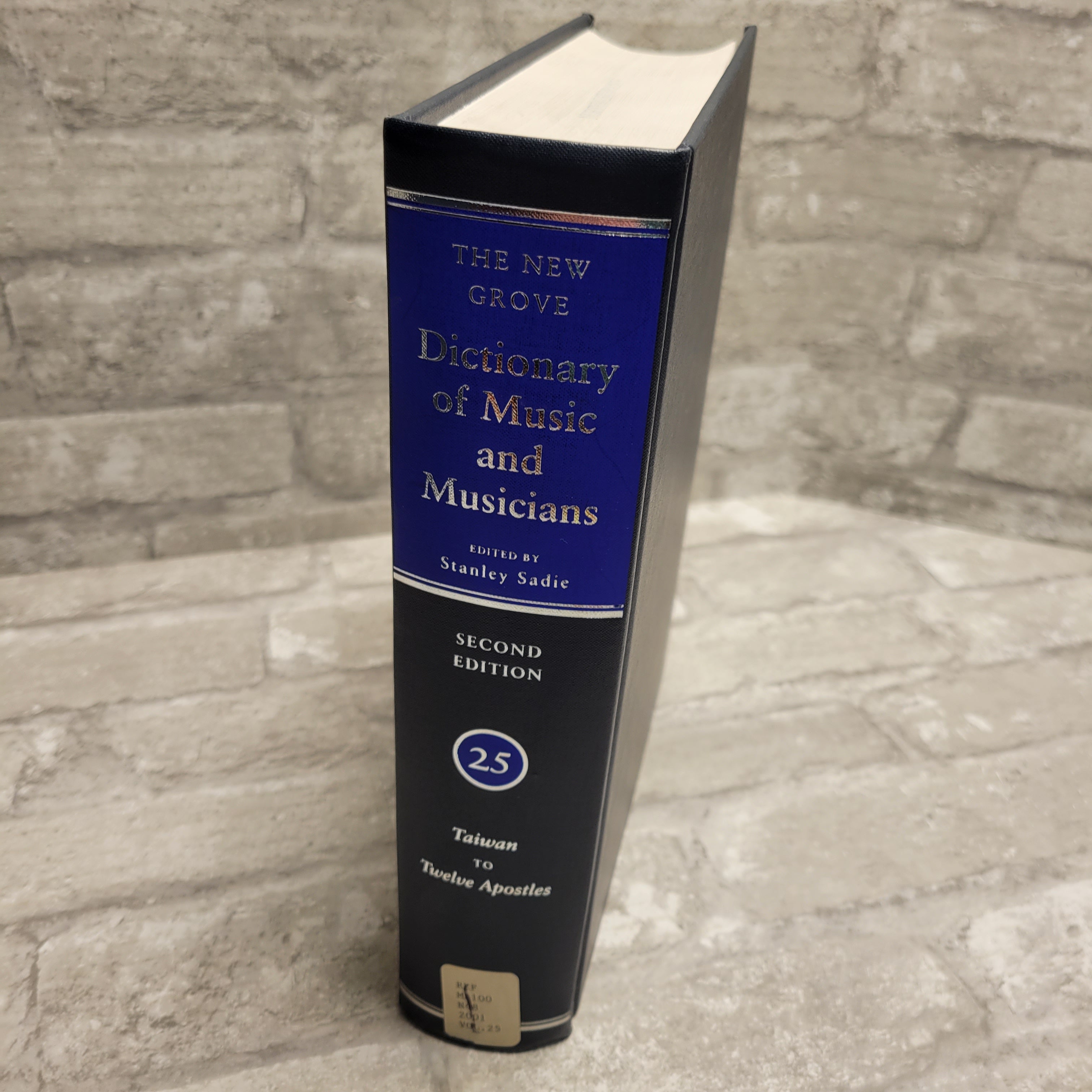 The New Grove Dictionary of Music and Musicians, 2nd Ed, Vol 25 (8056494751982)
